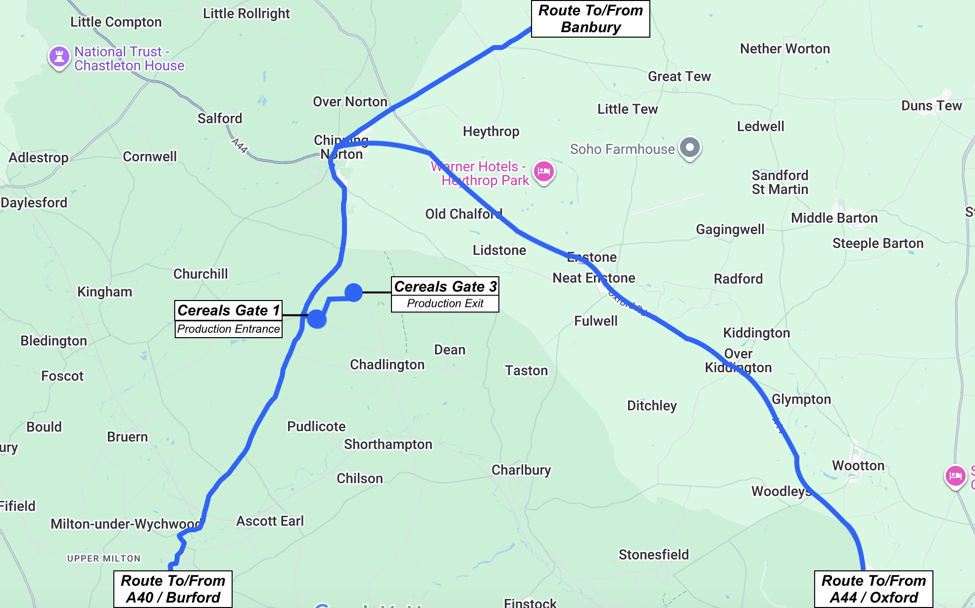Production Build and Break Routes